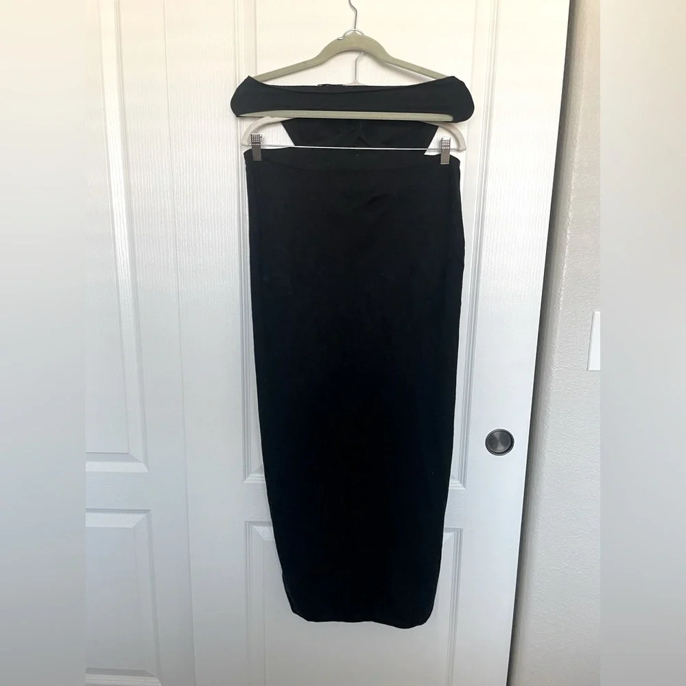 Miou Muse East Hampton knit cutout maxi dress - Picture 4 of 4